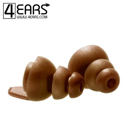 4EARS Medium Ear Tips Bruin