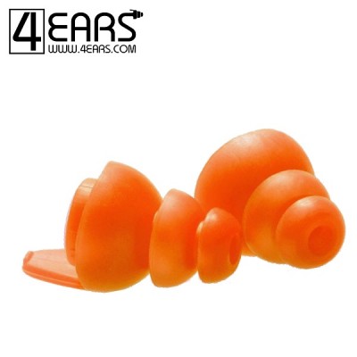 4EARS Large Ear Tips Oranje