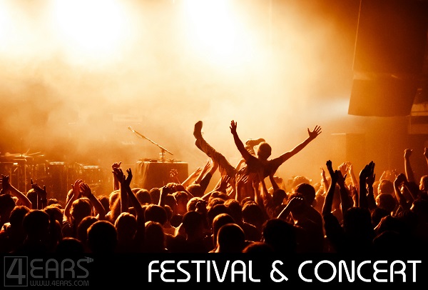 4EARS Oordoppen Festival Oordopjes Concert Gehoorbescherming Muziek Evenement